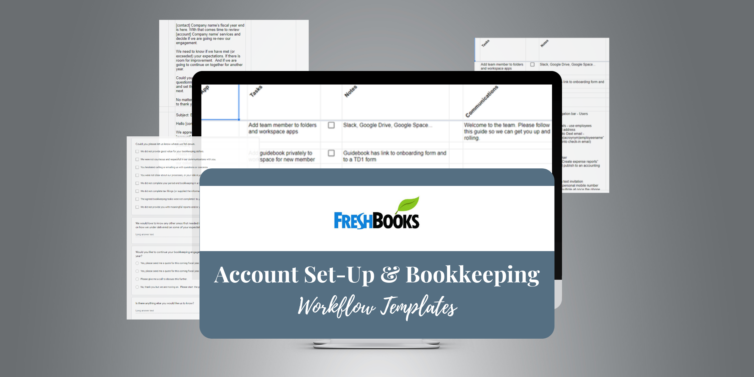FreshBooks - Account Set Up and Bookkeeping Workflow Templates